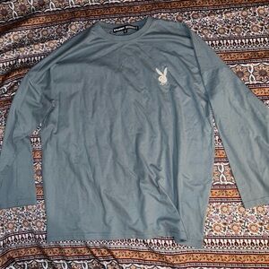 Playboy Blue Longsleeve Top